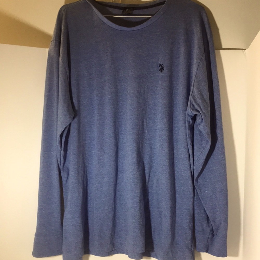 U.S.Polo Assn preppy top size xl long sleeve blue